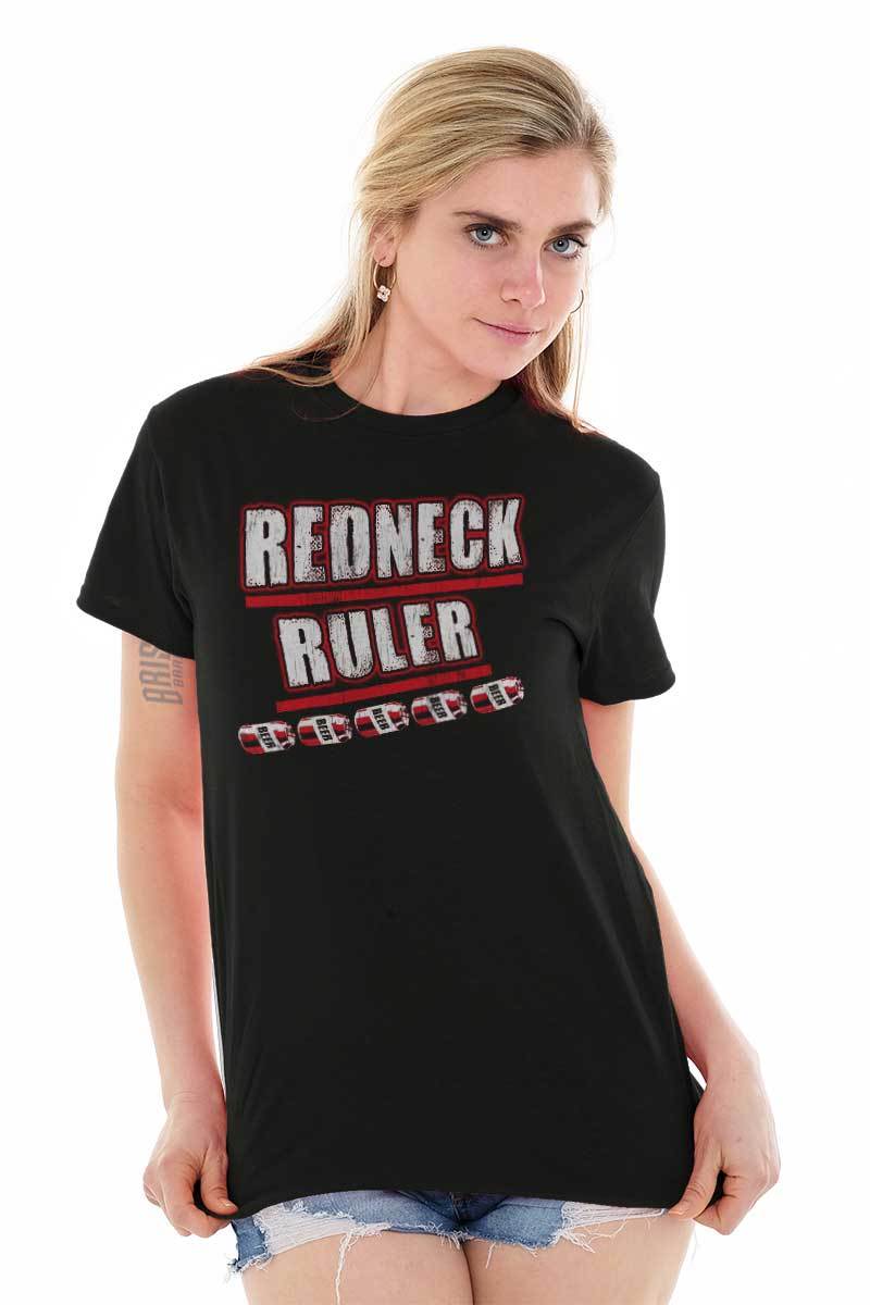 Redneck Funny Drinking Beer Drunk Joke Gift Womens Graphic T Shirts Tee T-Shirt