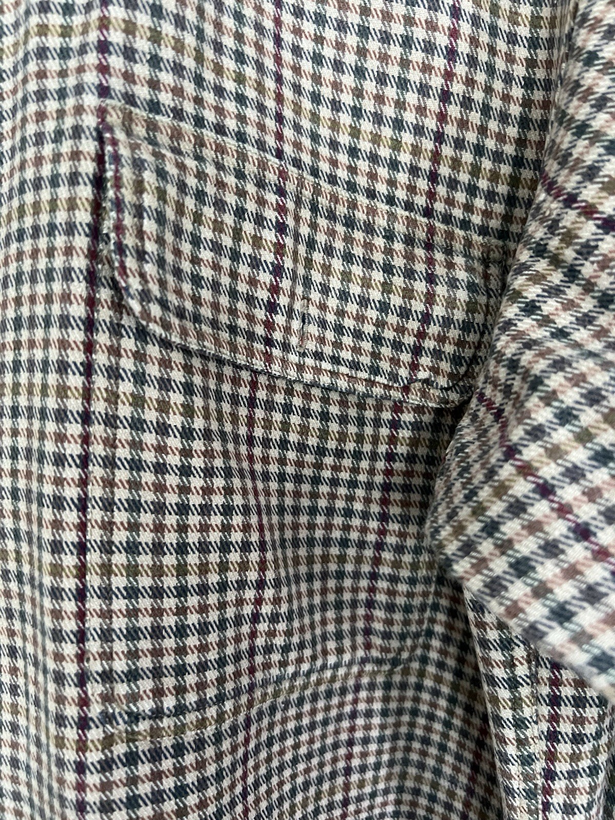Orvis Plaid Grandpacore Mens M Quiet Luxury Dark Academia Heritage Prep Classic