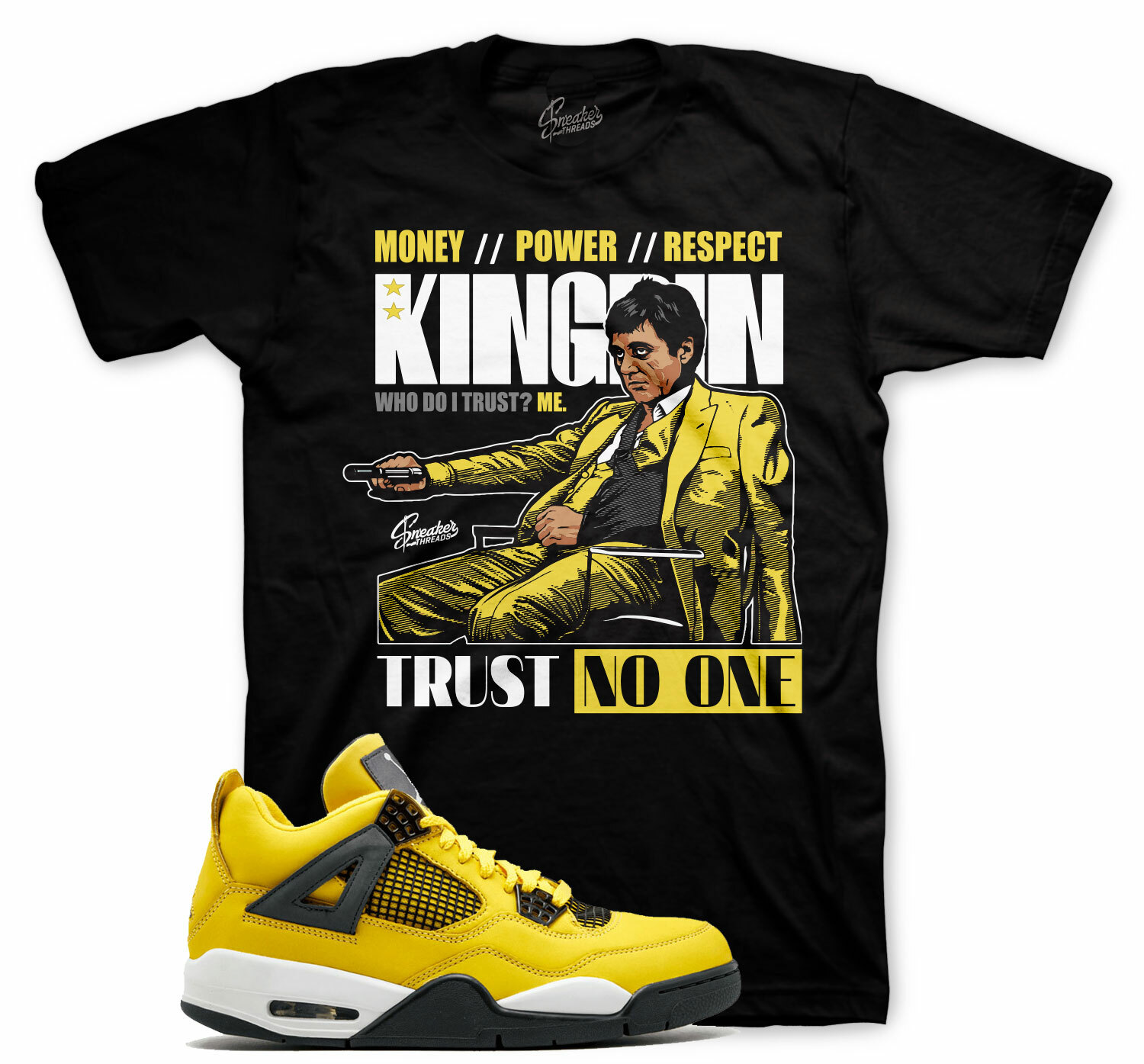 Shirts To Match Jordan 4 Lightning Retro 4 Sneaker Tees – Trust Issues Shirt