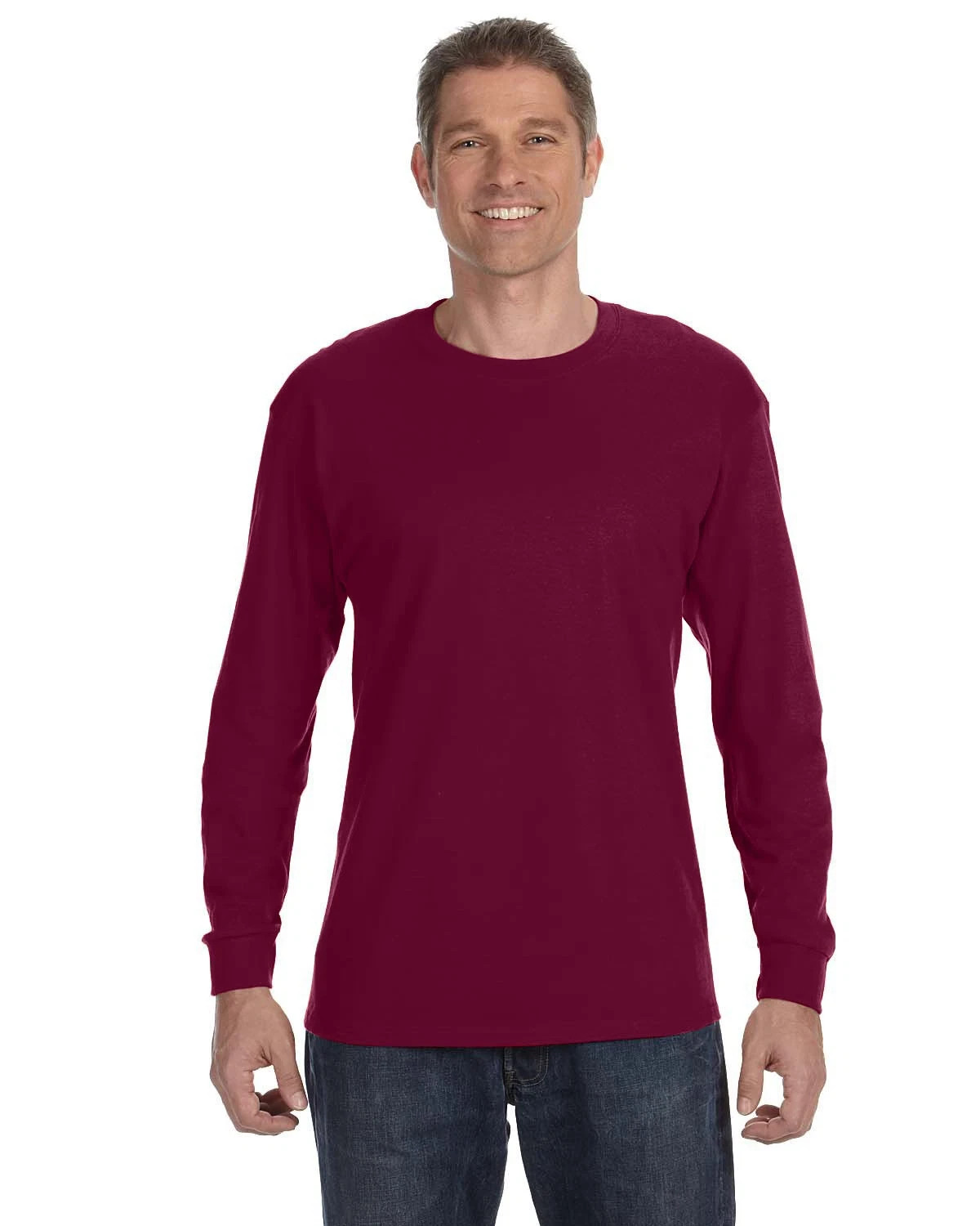 Gildan G540 Men&rsquo;s Heavy Cotton Preshrunk T Shirt Long Sleeve Crew Neck T-Shirt