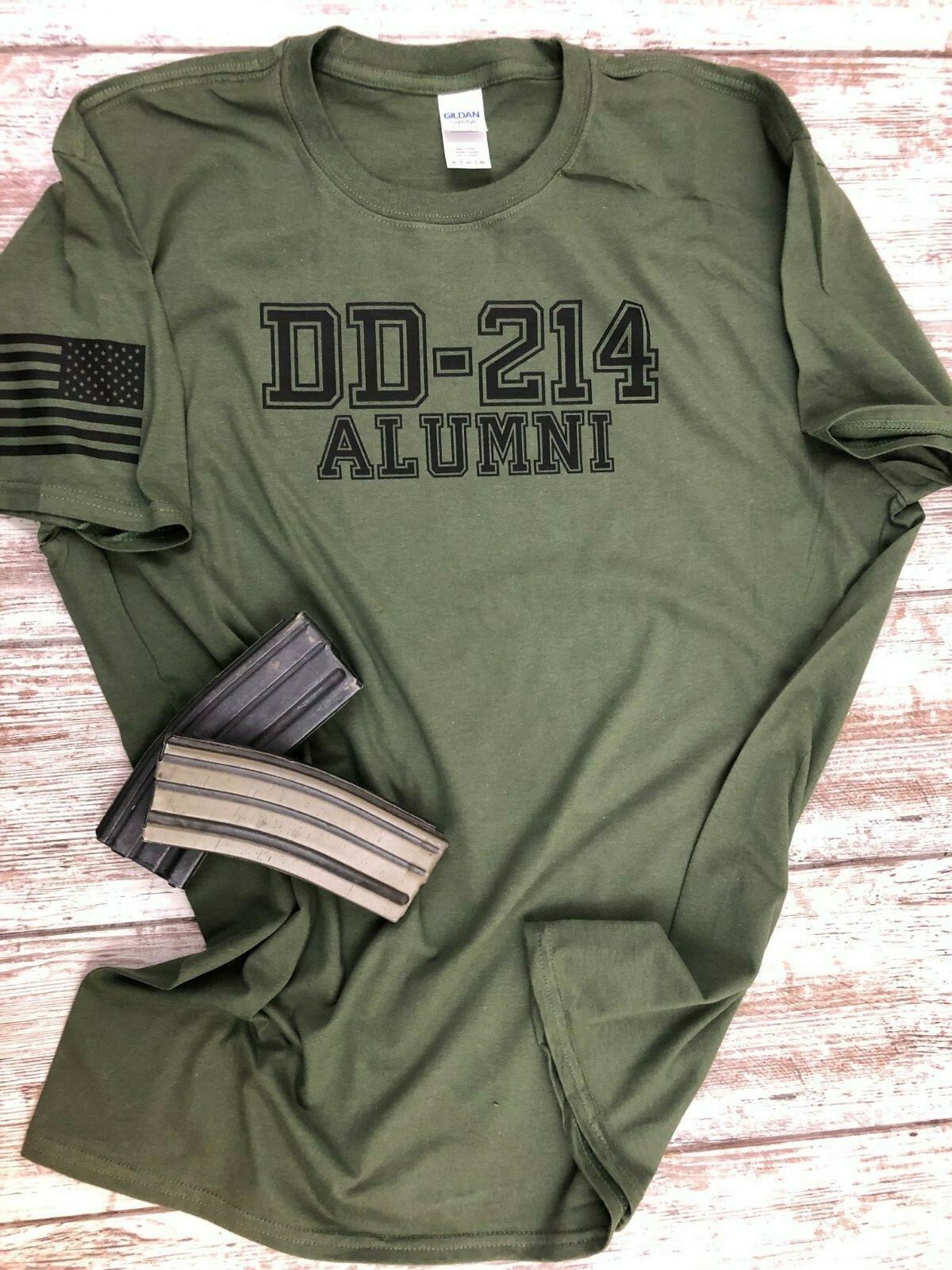 DD-214 Alumni Military T-Shirt for any veteran