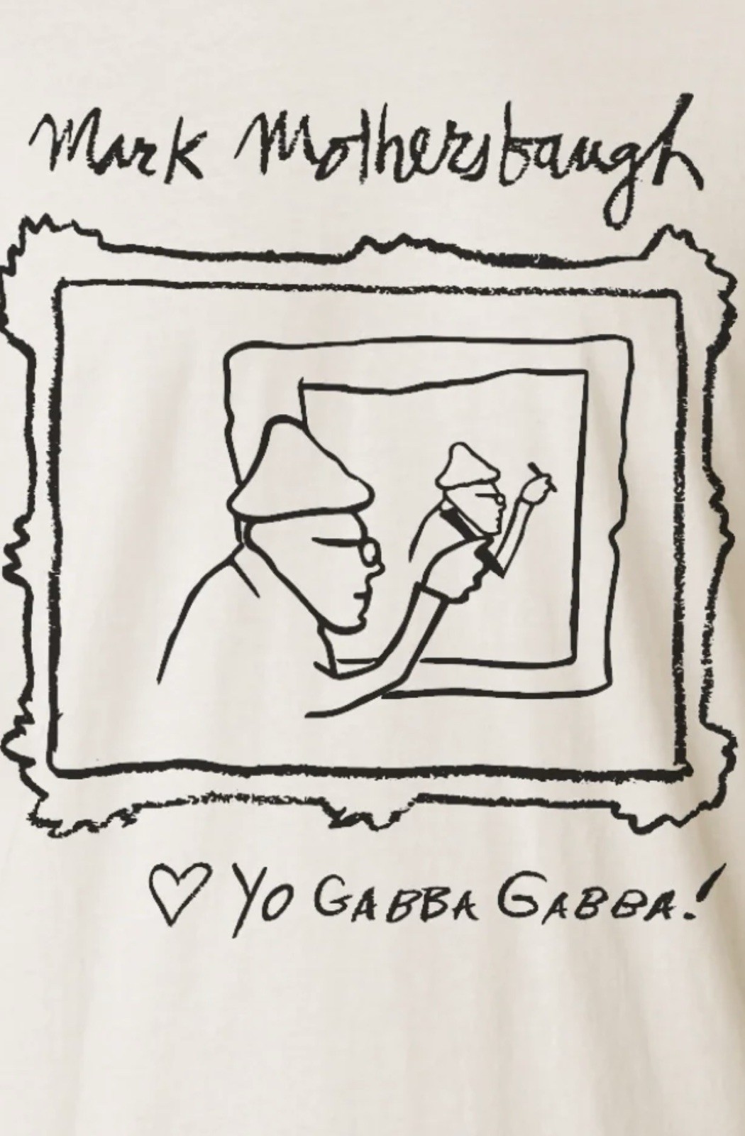 Mark Mothersbaugh T Shirt 15th Anniversary Yo Gabba Gabba Tee Devo