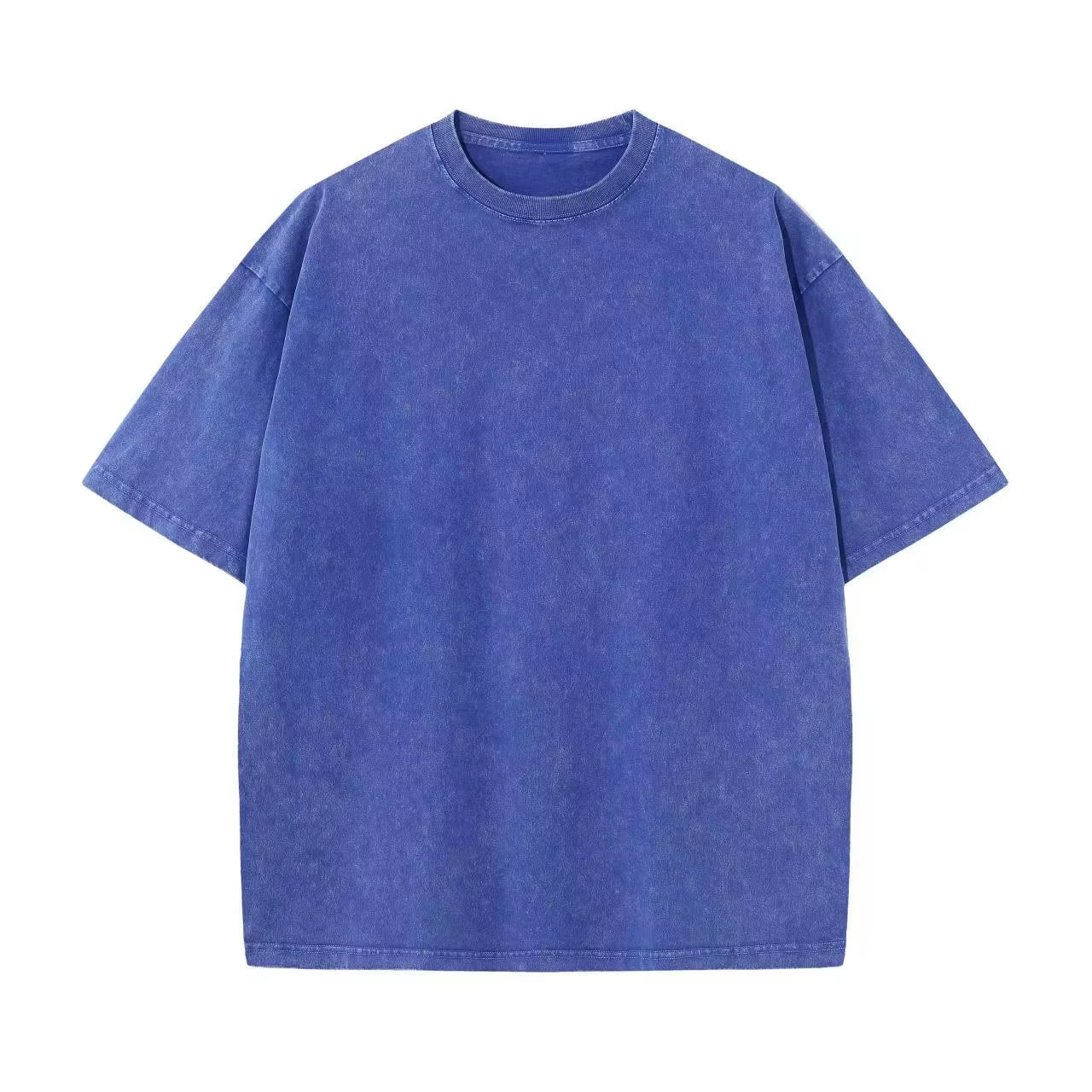 100% Cotton Men&rsquo;s Vintage Acid Washed Oversized Short Sleeve T Shirt Tee 230gsm