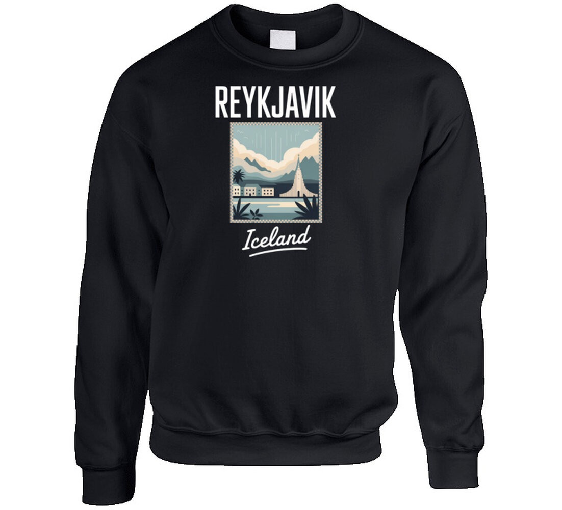 Reykjavik Iceland World Travel Tourist Shop T Shirt