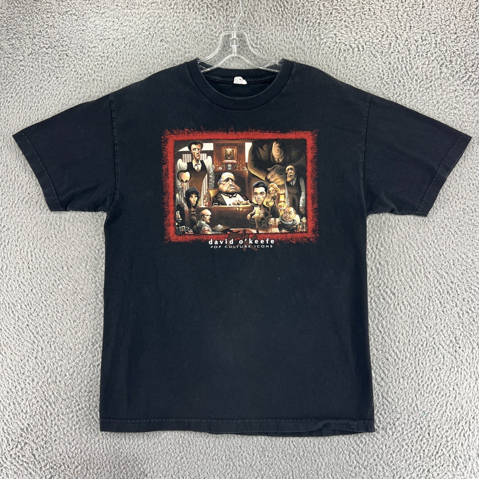 Vintage David O&rsquo; Keefe Large Mens Large Godfather Art Pop Culture Streetwear