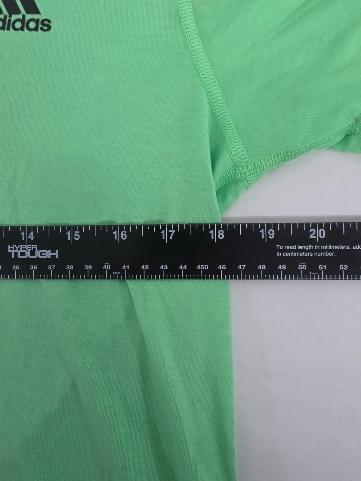 Adidas Ultimate Tee Mens Medium Green Climalite Short Sleeve Logo Athletic Shirt