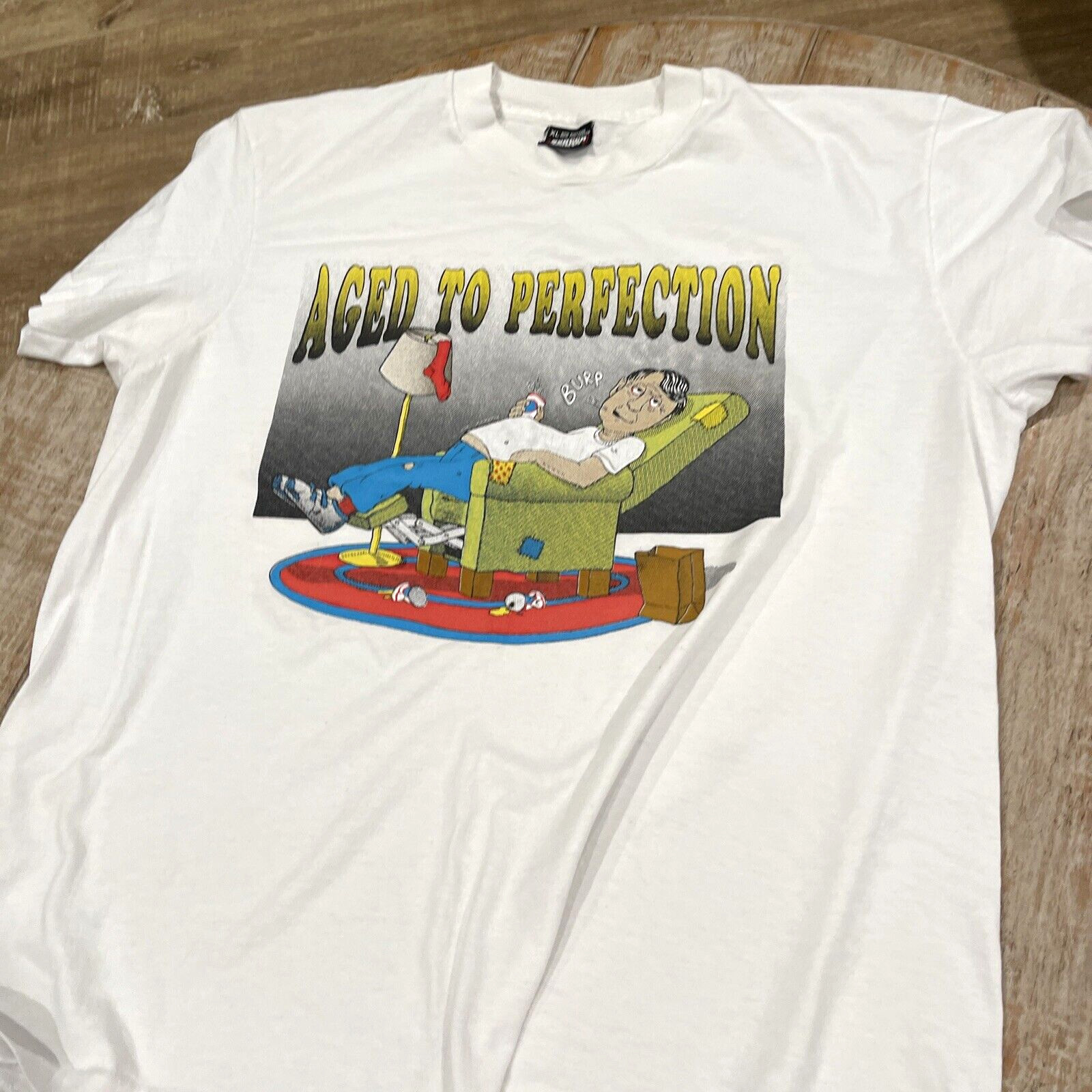 Vintage “Aged To Perfection” Men’s T-shirt XL Single Stitch
