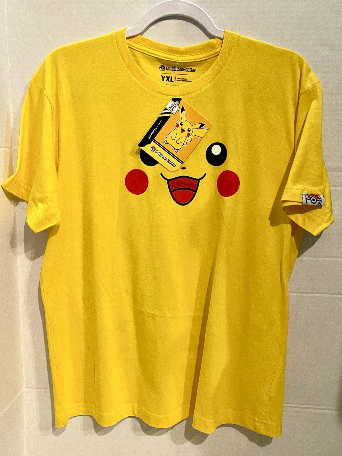 Pokemon Center Pikachu T-Shirt (Youth X-Large) *Can Fit Adult Medium *READ BELOW