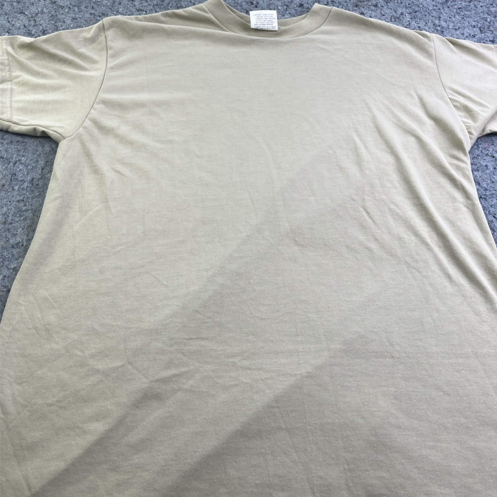 DLA U.S. Army Military Troop Support T-Shirt by Skilcraft Large Sand/Tan