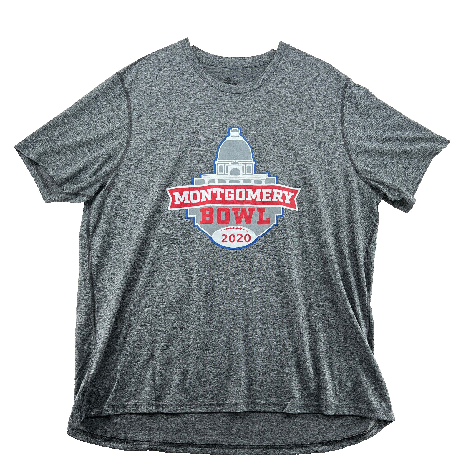 Adidas Aeroready Creator Tee Montgomery Bowl Men&rsquo;s Size 2XL Solid Gray T-Shirt