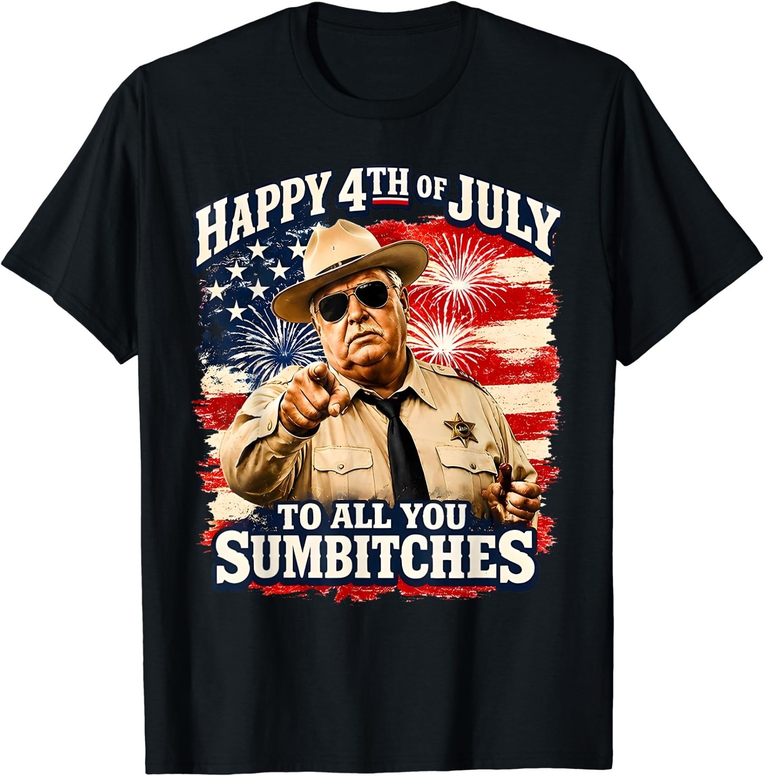 Happy 4th of July to All You Sum-Bitches Patriotic T-Shirt