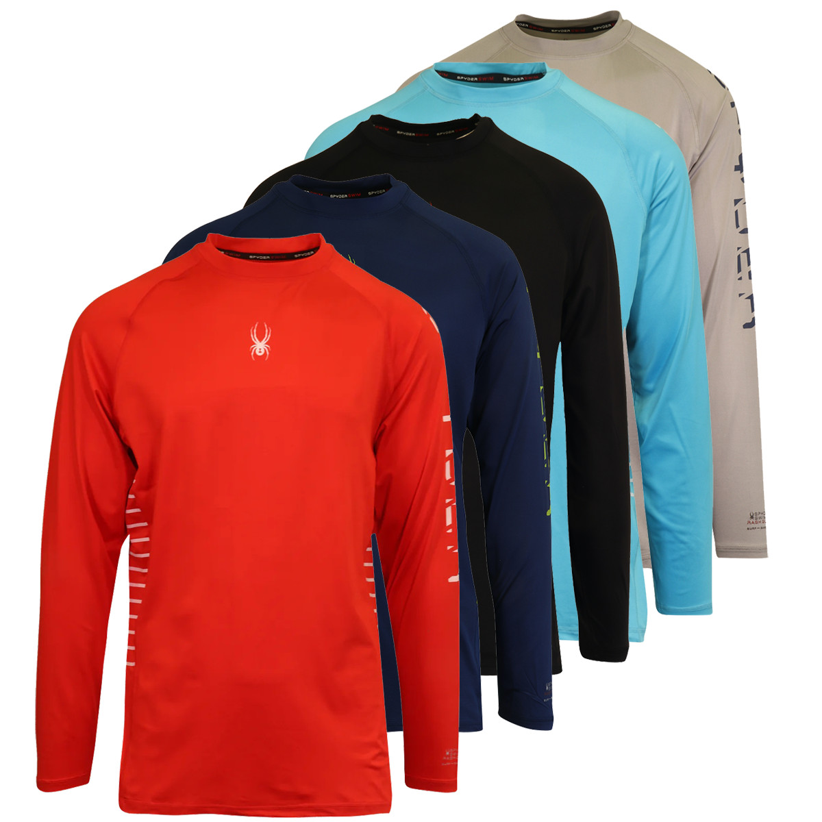 Spyder Men&rsquo;s T-Shirt UPF30+ Rash Guard L/S (S01)