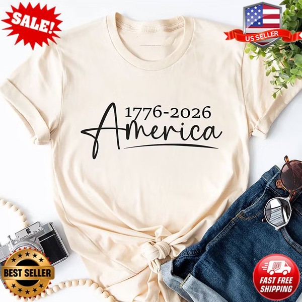 250 Years American Anniversary T-Shirt, 4th of July 1776 2026 T-Shirt | S to 5XL