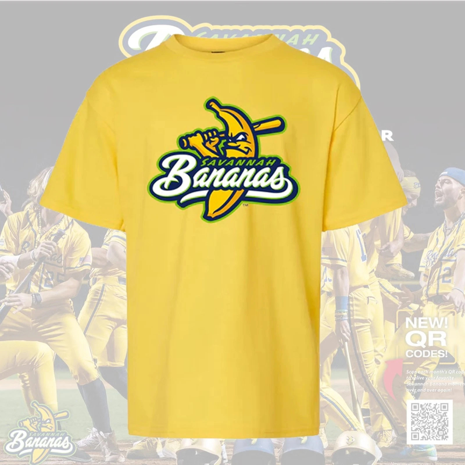 🎉FASTSHIP- Savannah Bananas Team AOP Gift For Fans Full Size S_5XL Full Color