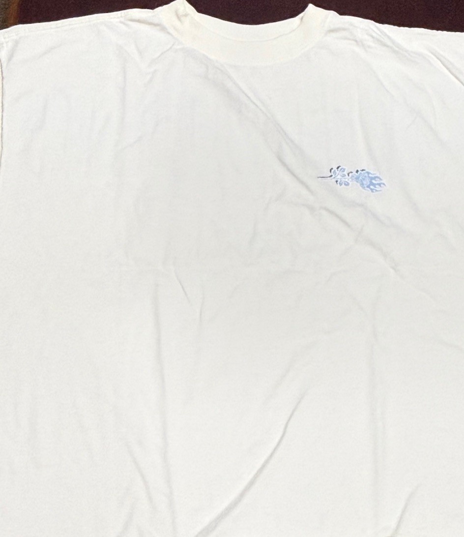 Civil Regime Men’s White Sleeveless Crew Neck Graphic Logo Cotton T-Shirt M