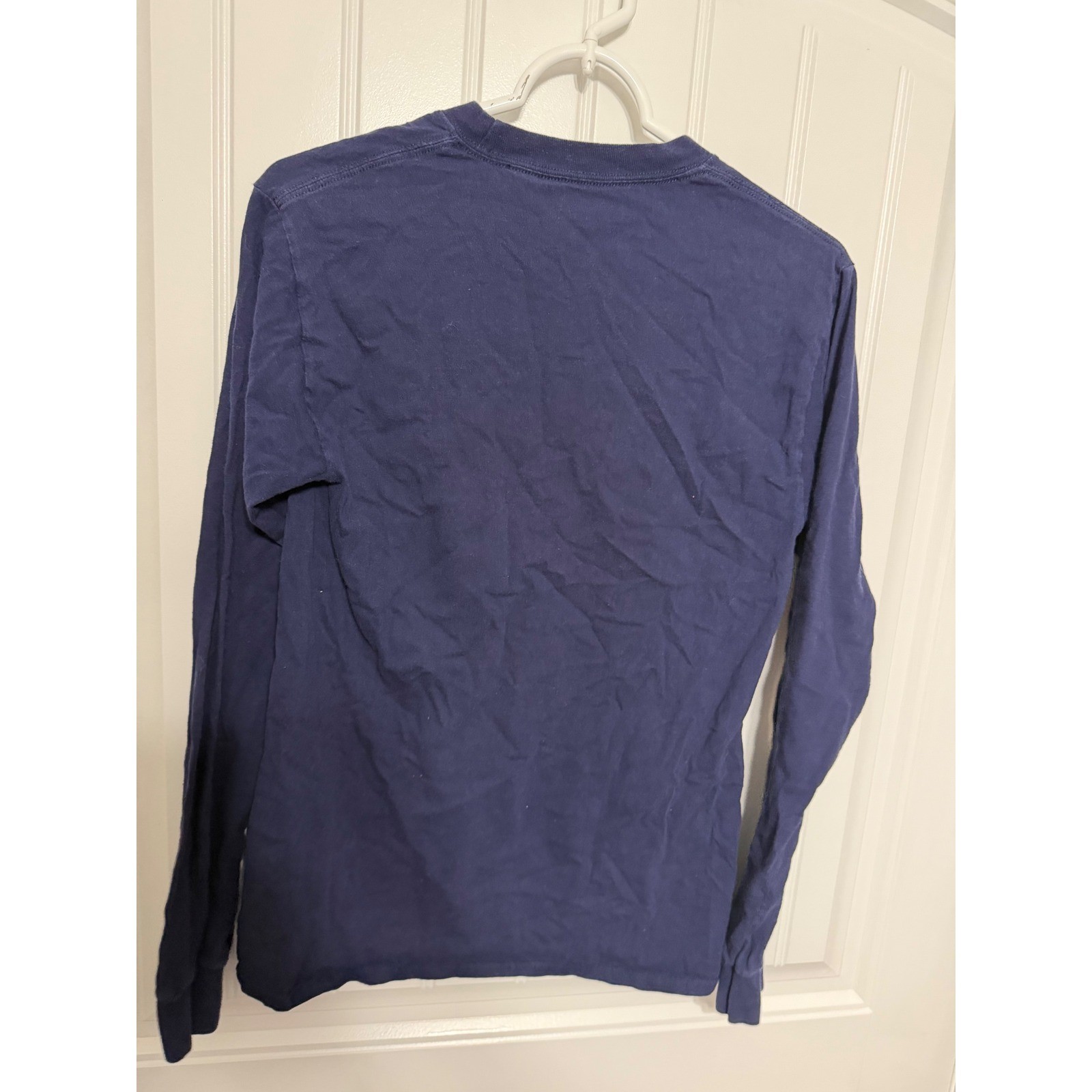 Russell BYU Long Sleeve Shirt Mens Small Blue Cougar Nation Graphic Tee