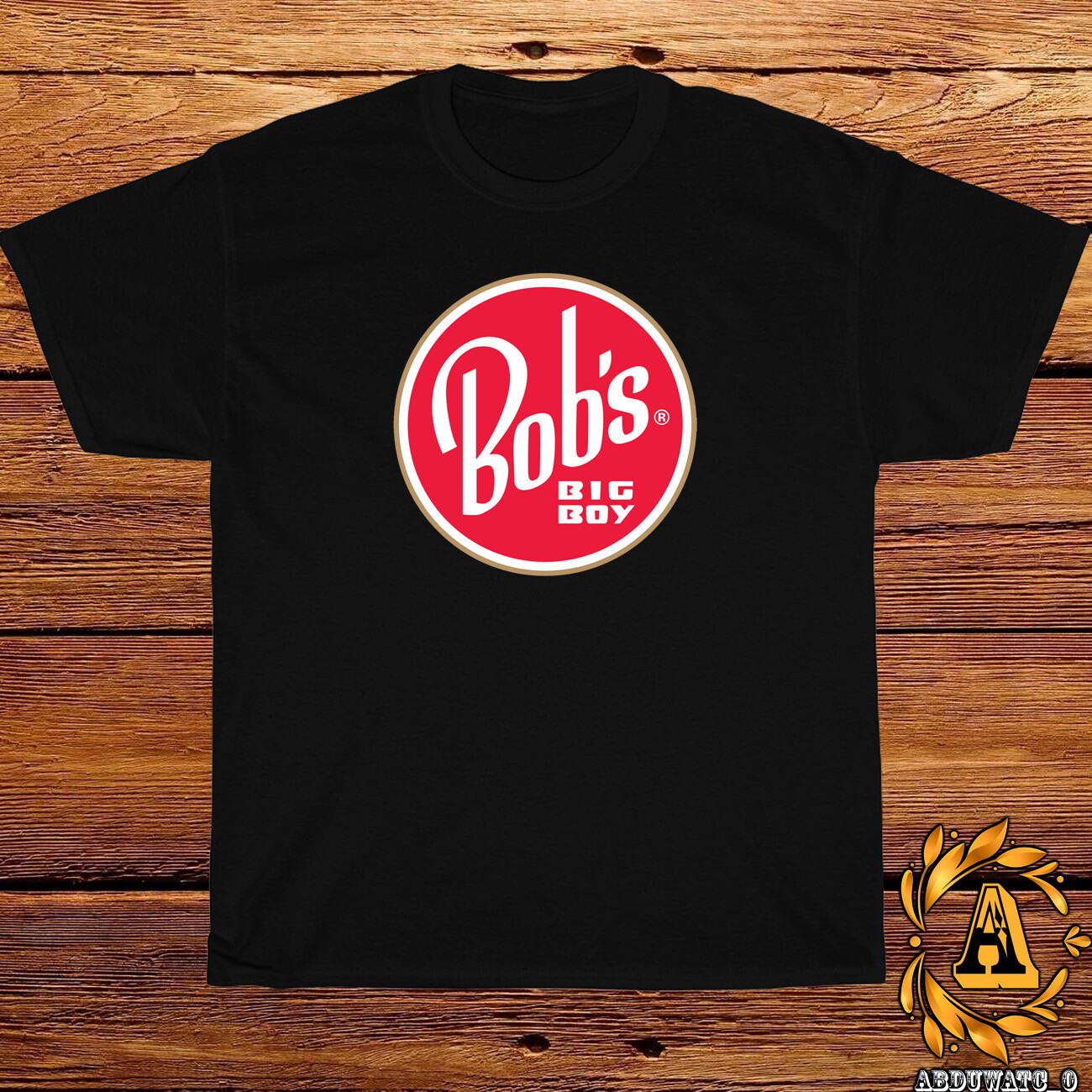 New Bob&rsquo;s Big Boy Company Logo Black/Sport Grey/White/Navy/Red T-Shirt S-5XL