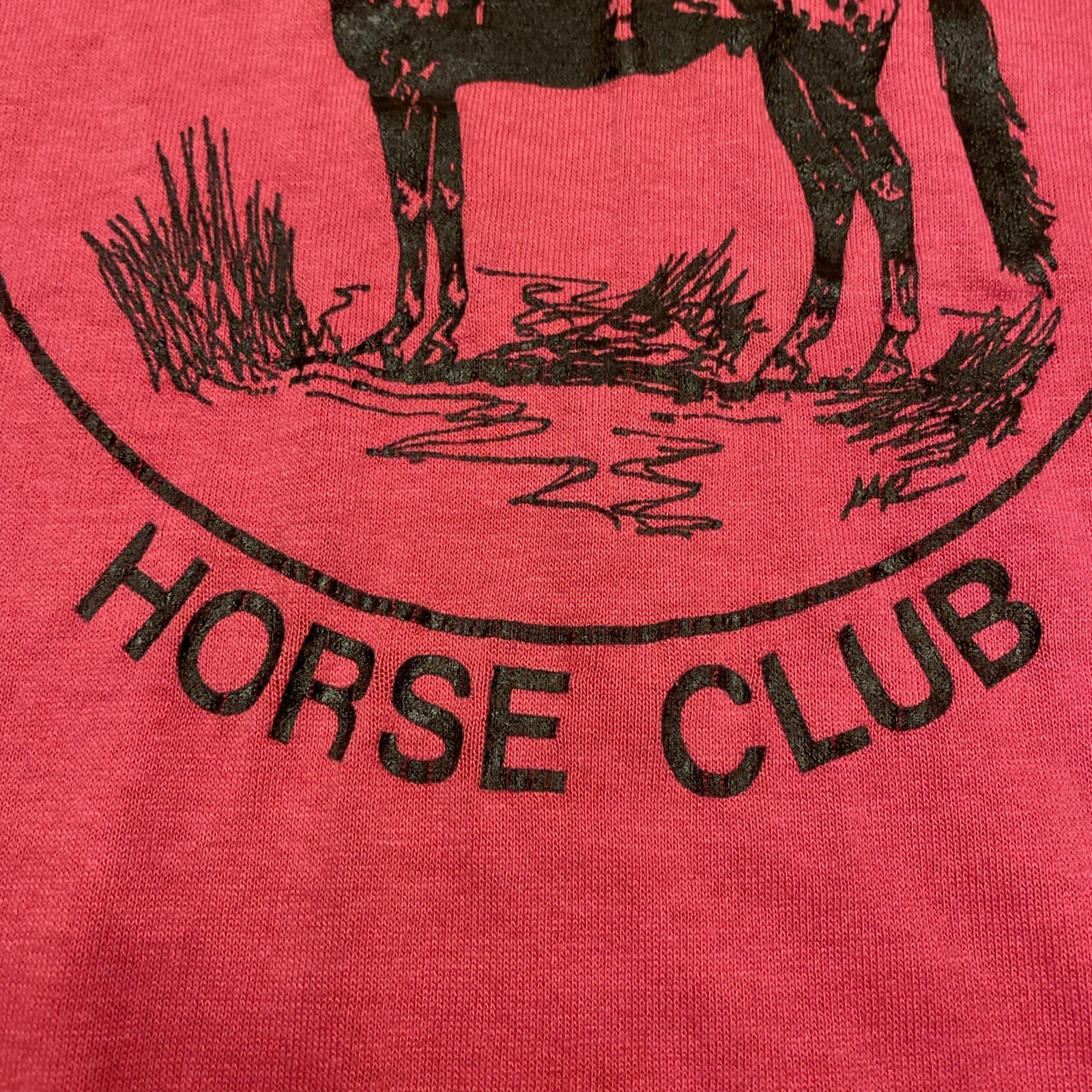 Vintage 90s Shirt XL Single Stitch Everglades Appaloosa Horse Club FL 20×26.5”