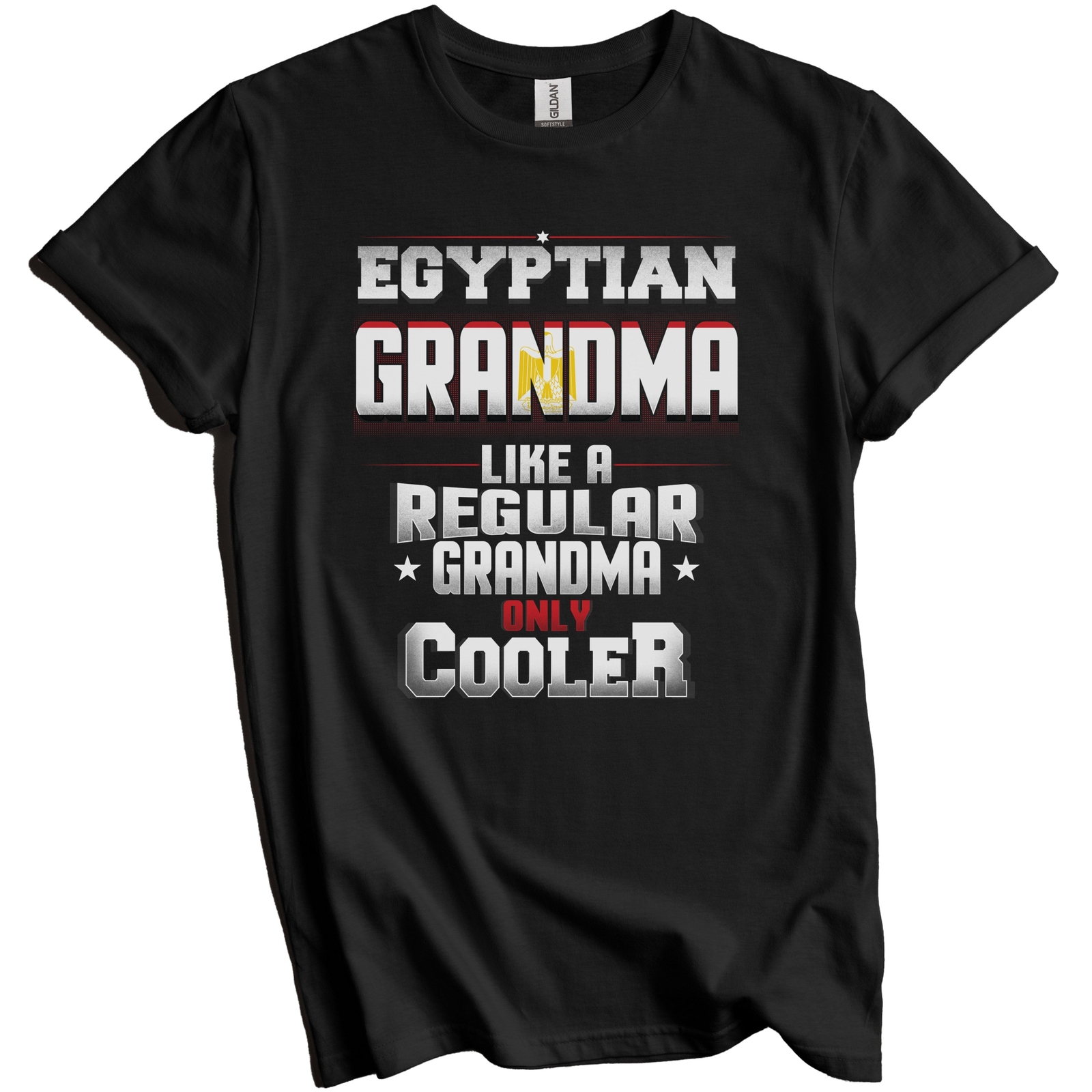 Egyptian Grandma Regular Grandma Only Cooler Shirt Funny Egypt Grandparent Gift