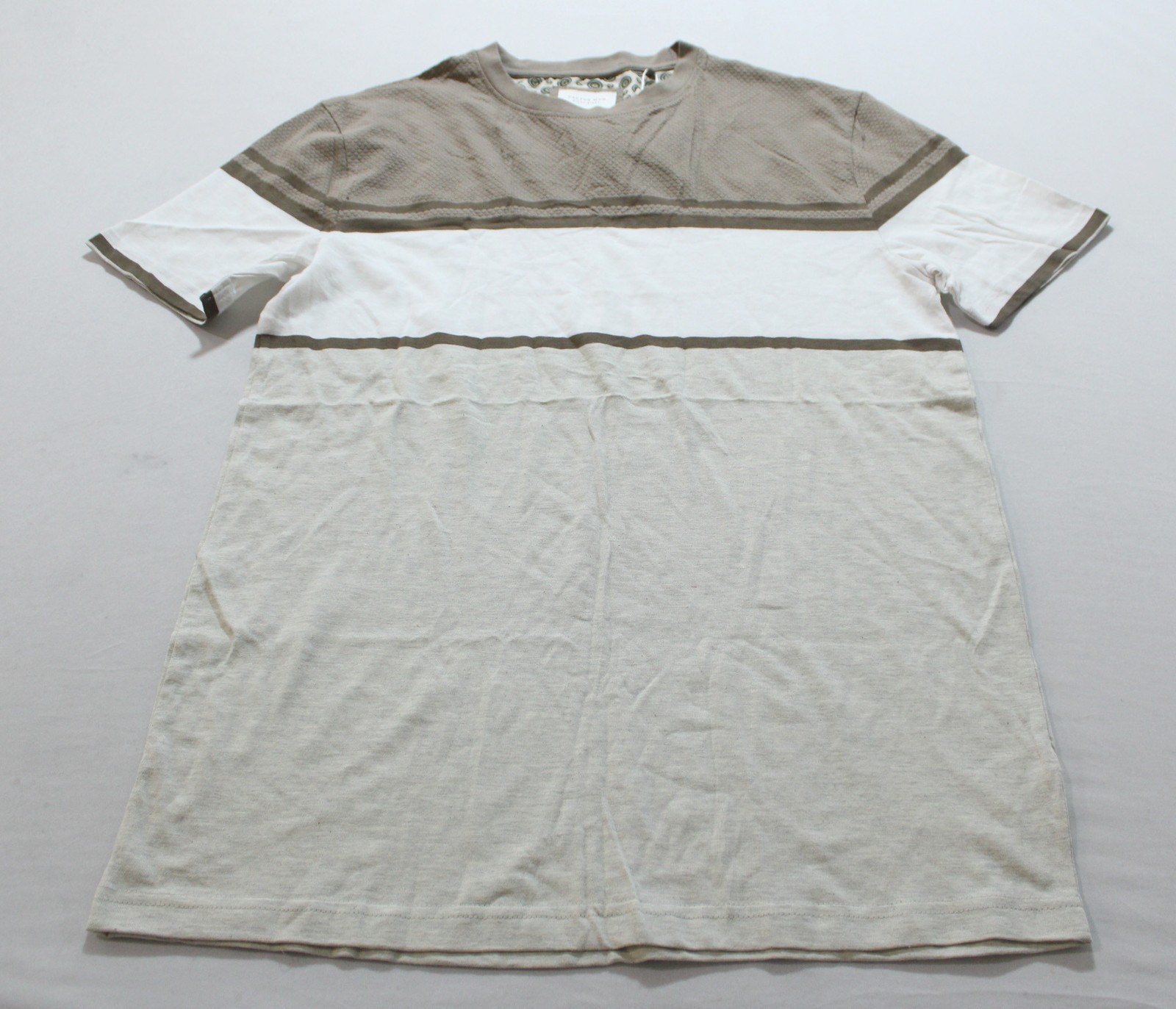 Ricky Singh Men&rsquo;s Short Sleeve Engineered Knit Shirt EH6 Multi Medium NWT