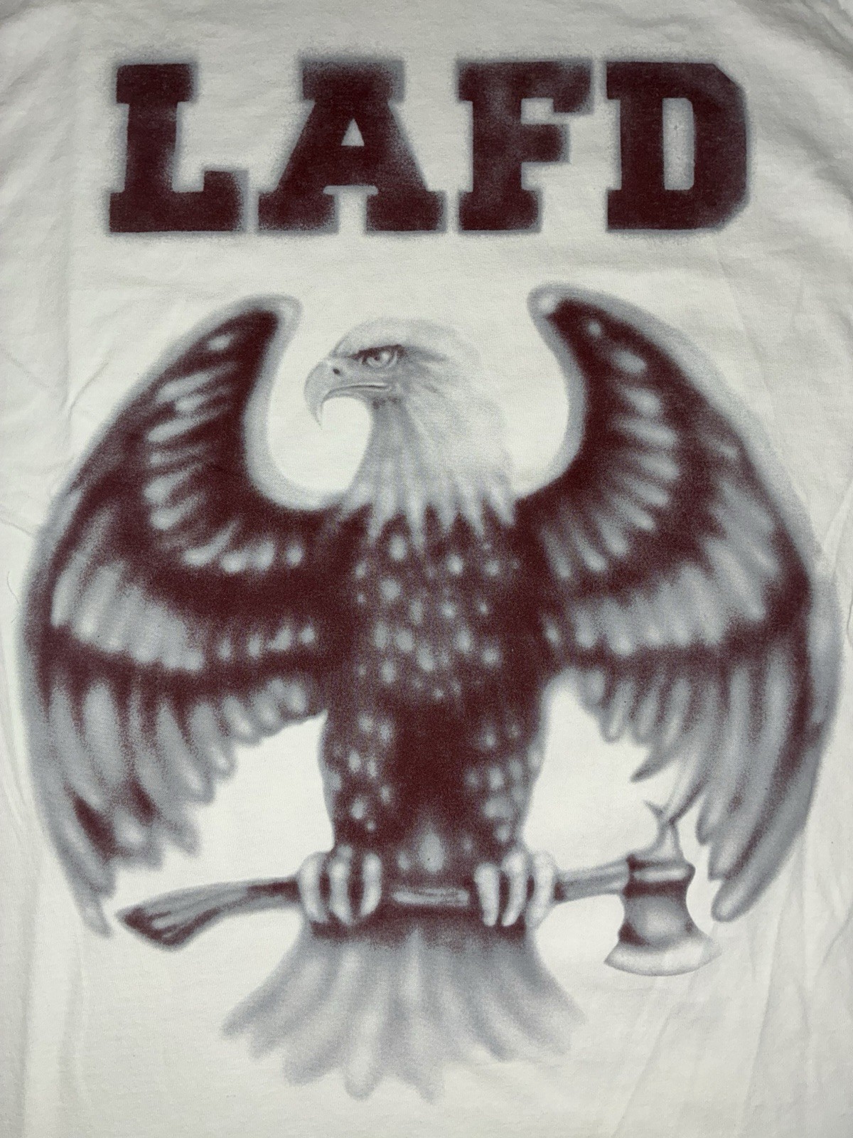 Travis Scott LAFD Tee L Cream Los Angeles Fire CA Wildfire Response NEW *spots