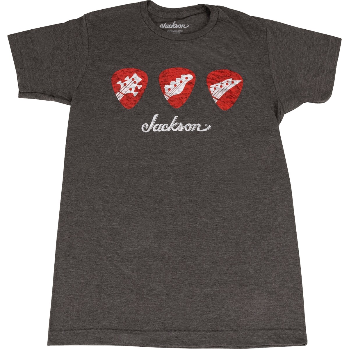 Jackson Guitars Pick T-Shirt, Charcoal, XXL
