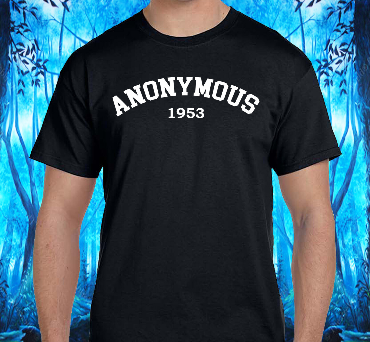 Narcotics Anonymous ANONYMOUS 1953 SS/LS T-shirt – Free Shipping – NA