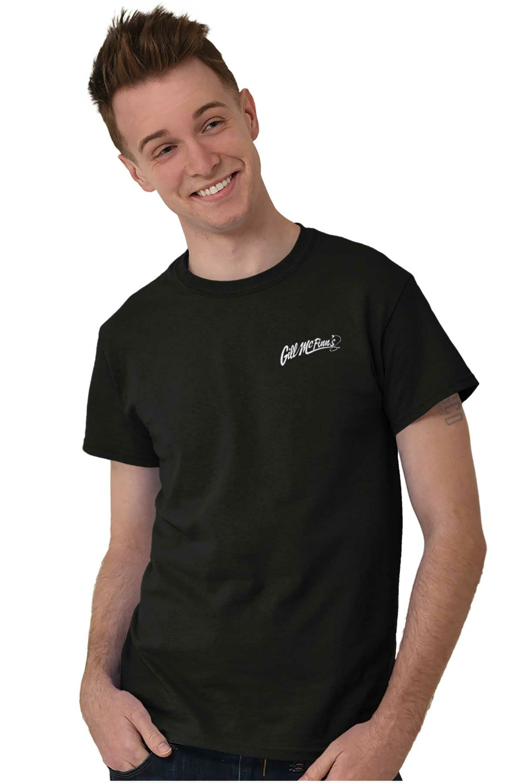 Gill McFinns Fisherman Outdoors Fishing Gift Womens or Mens Crewneck T Shirt Tee