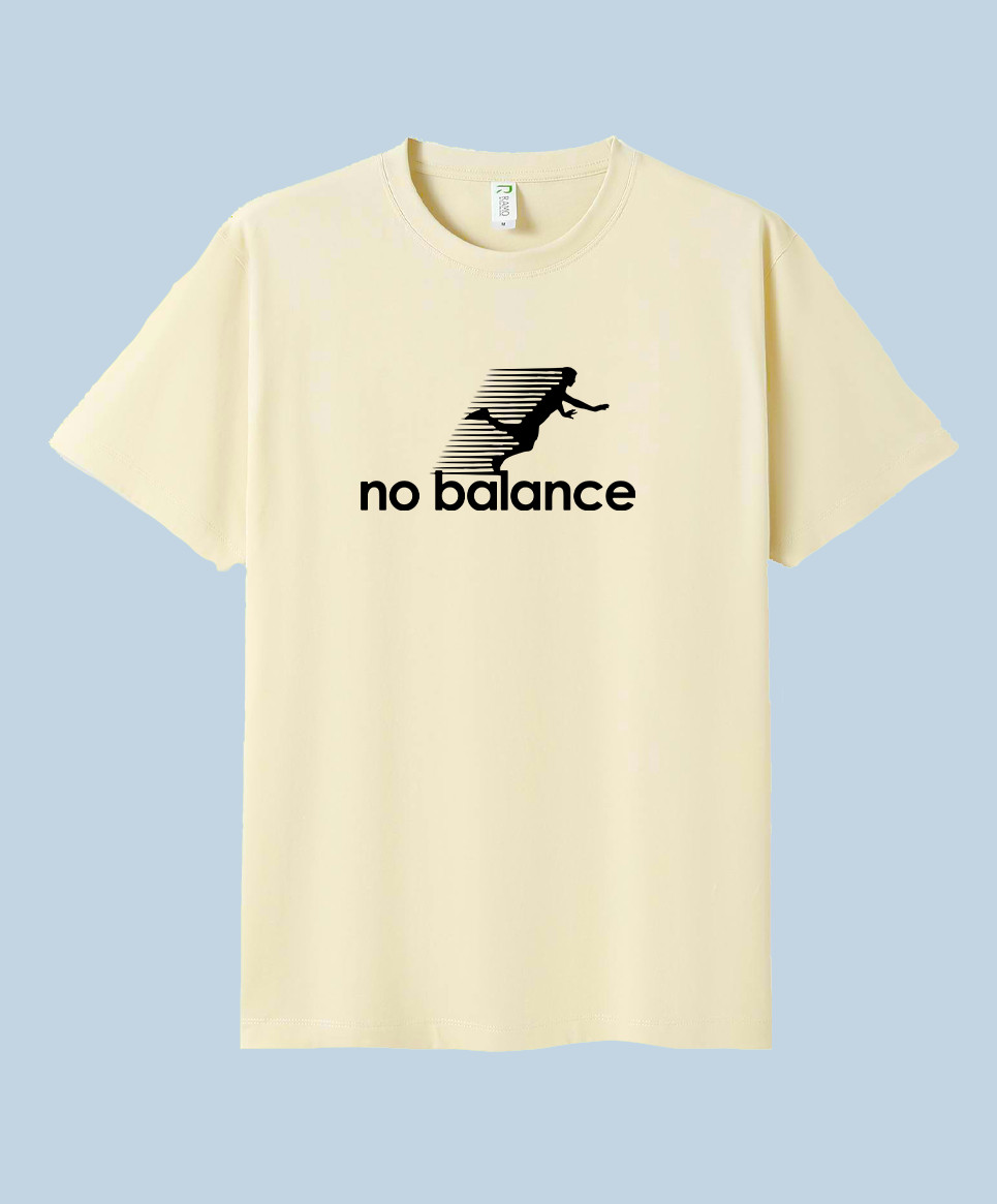 UNISEX MEN WOMENS TEE TSHIRT NO BALANCE FALL OVER RUNING GIFT EXERCISE OUTDOORS