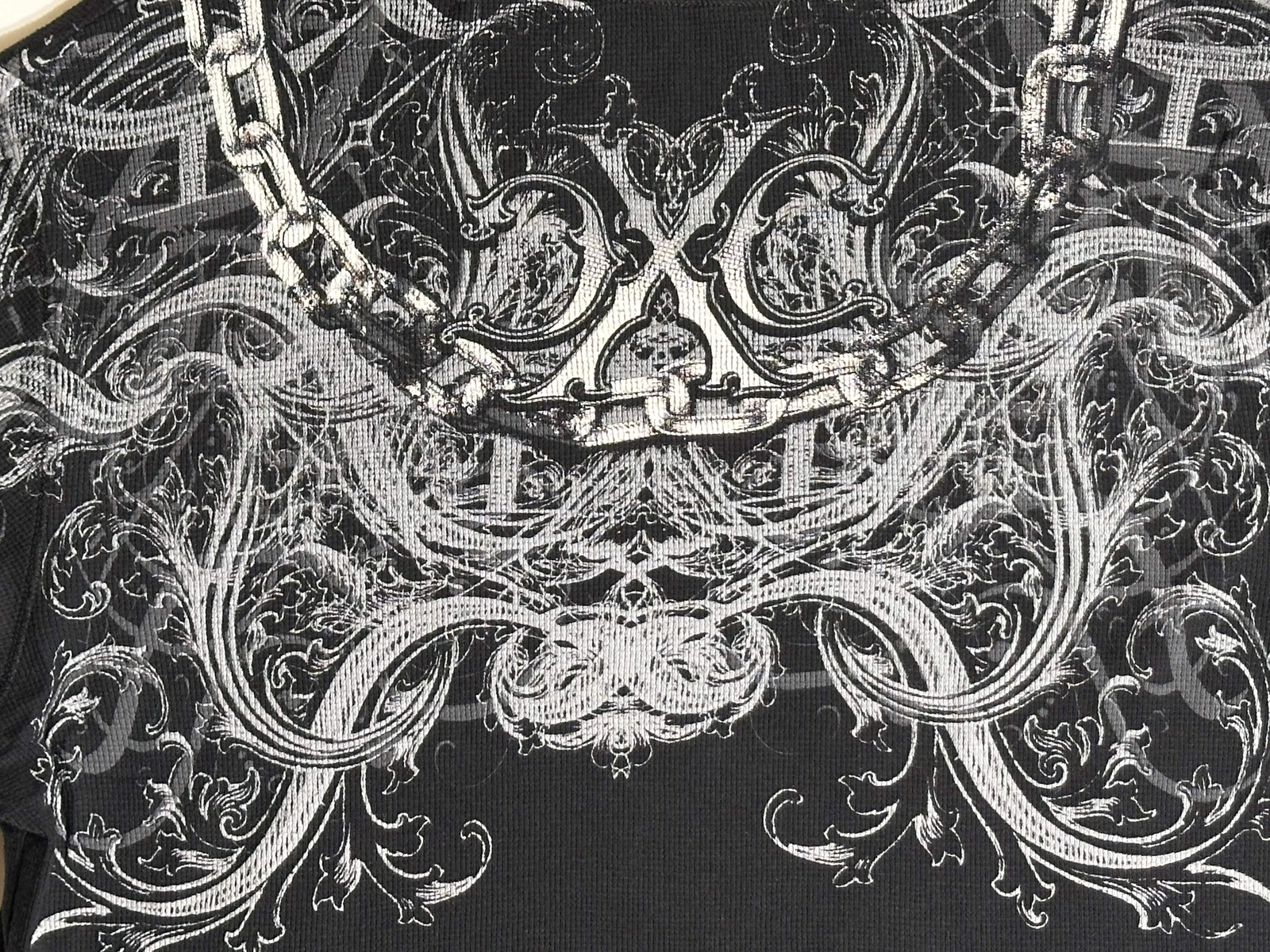 Xtreme Couture by Affliction Men&rsquo;s Thermal Shirt WHIPLASH Skull