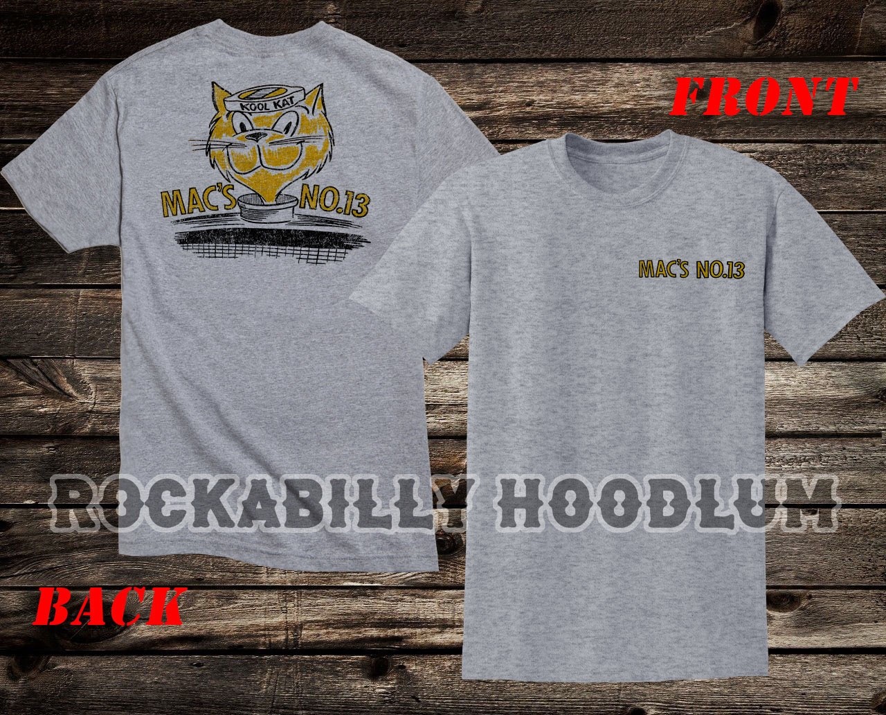Hot Rod T Shirt Drag Race Racing Speed Shop Macs 13 Kool Kat Radiator
