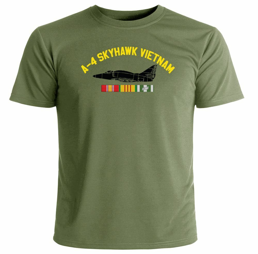 A-4 Skyhawk with Vietnam Service Ribbons T-Shirt Officially Licensed