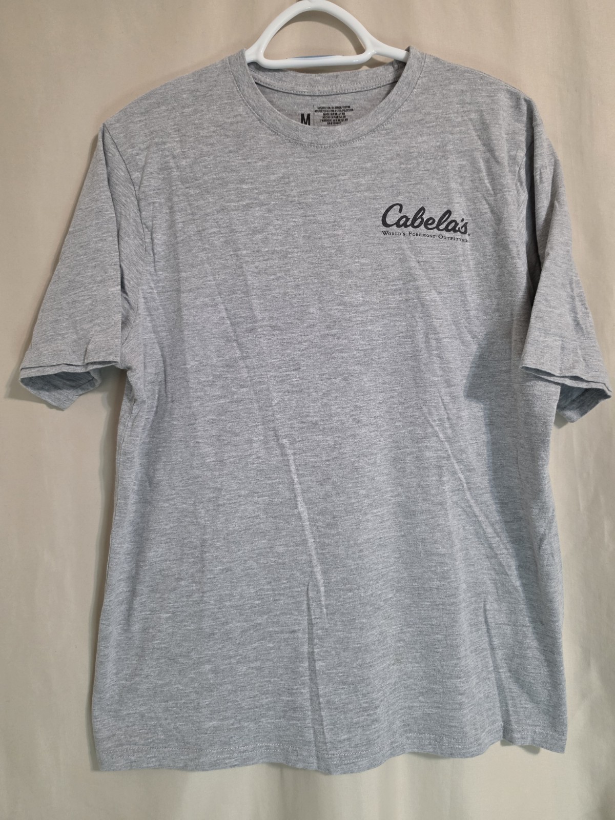 Men&rsquo;s Grey Short Sleeve T-Shirt By Cabelas Never Leave Home Without Your Wingman