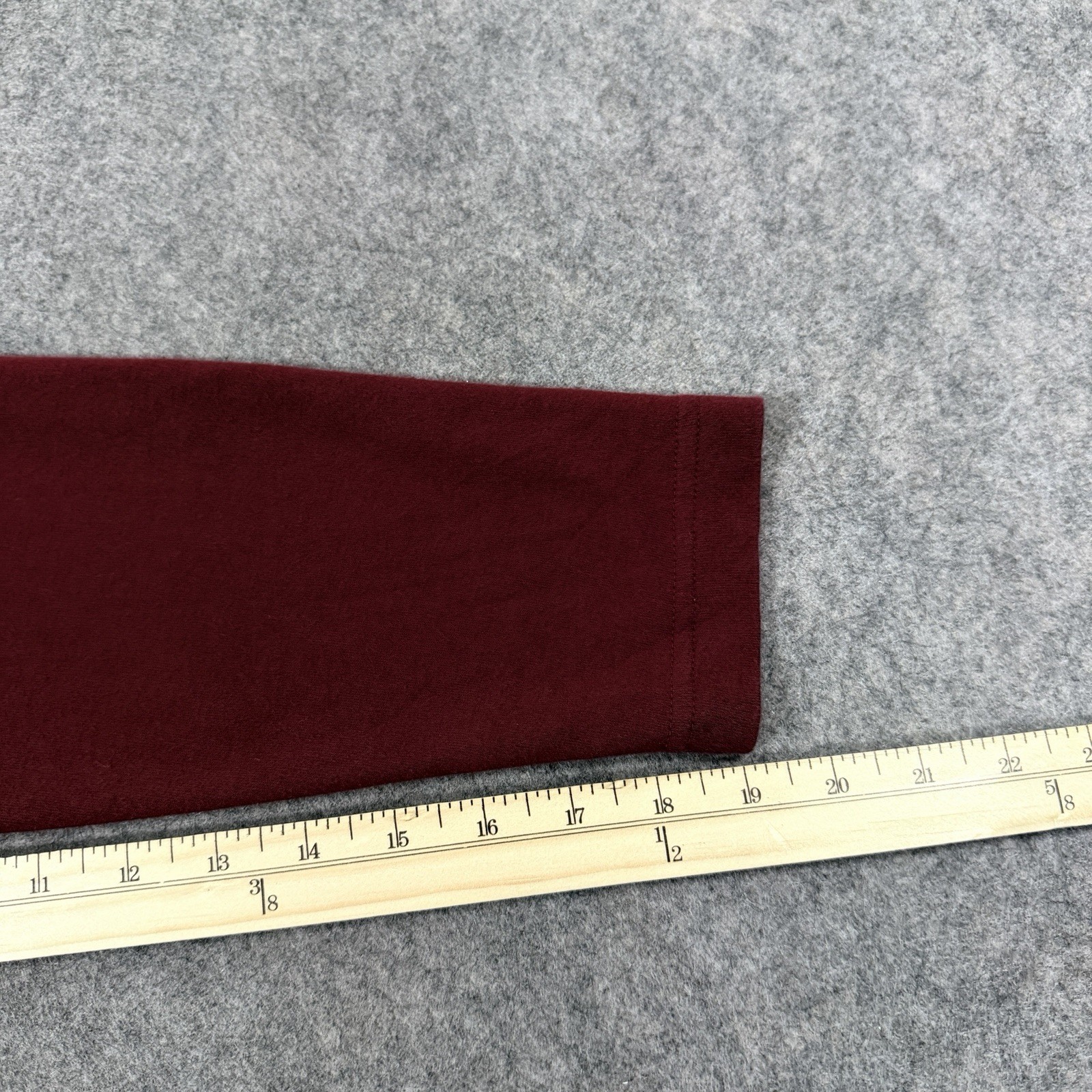 Covington Long Sleeve Pullover Ribbed Knit V-Neck Shirt Fits Men’s Sz Large Red
