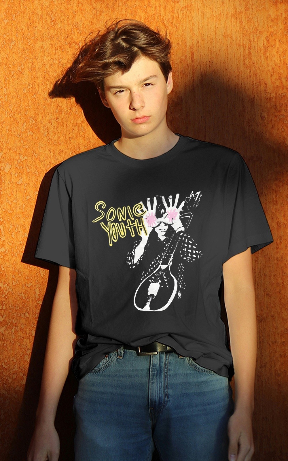 Vintage SONIC YOUTH Band Shirt Rare Design Charcoal Unisex Shirt S-4XL