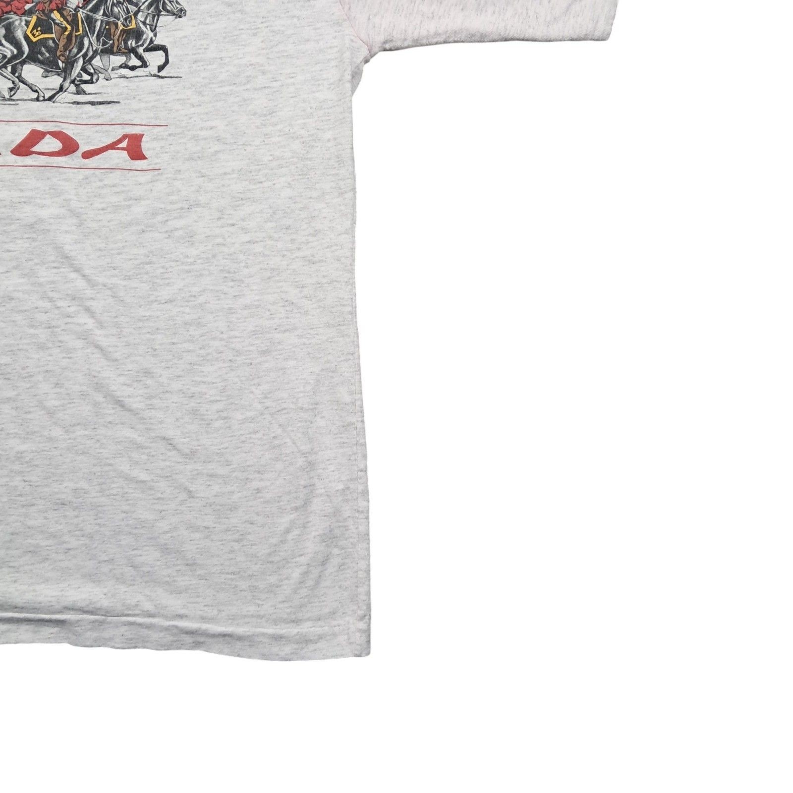 Canada T Shirt Large Men&rsquo;s White Cotton Vintage Single Stitch Tourist