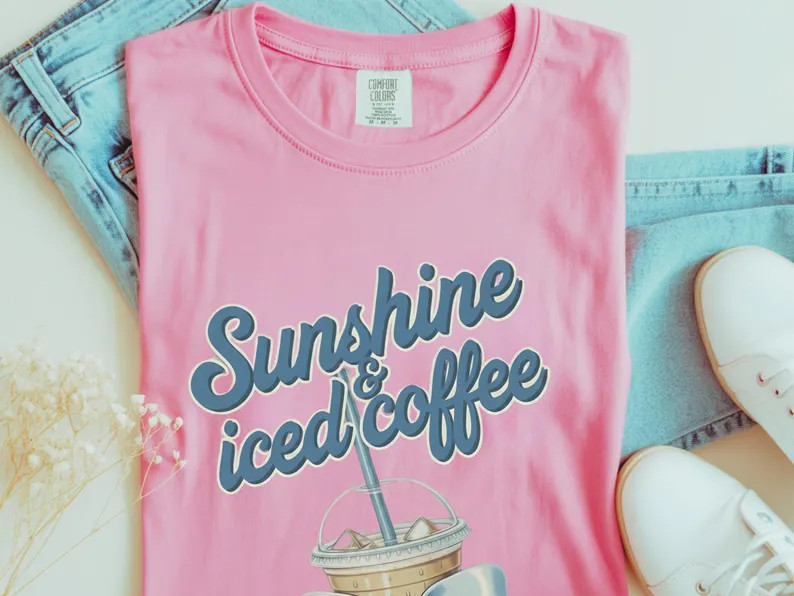 Comfort Tee Iced Coffee Sunshine