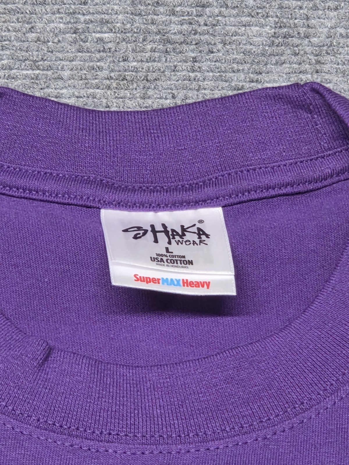 Shaka Wear TShirt Lot Mens L Super Max Heavyweight Blank Tee Green Orange Purple