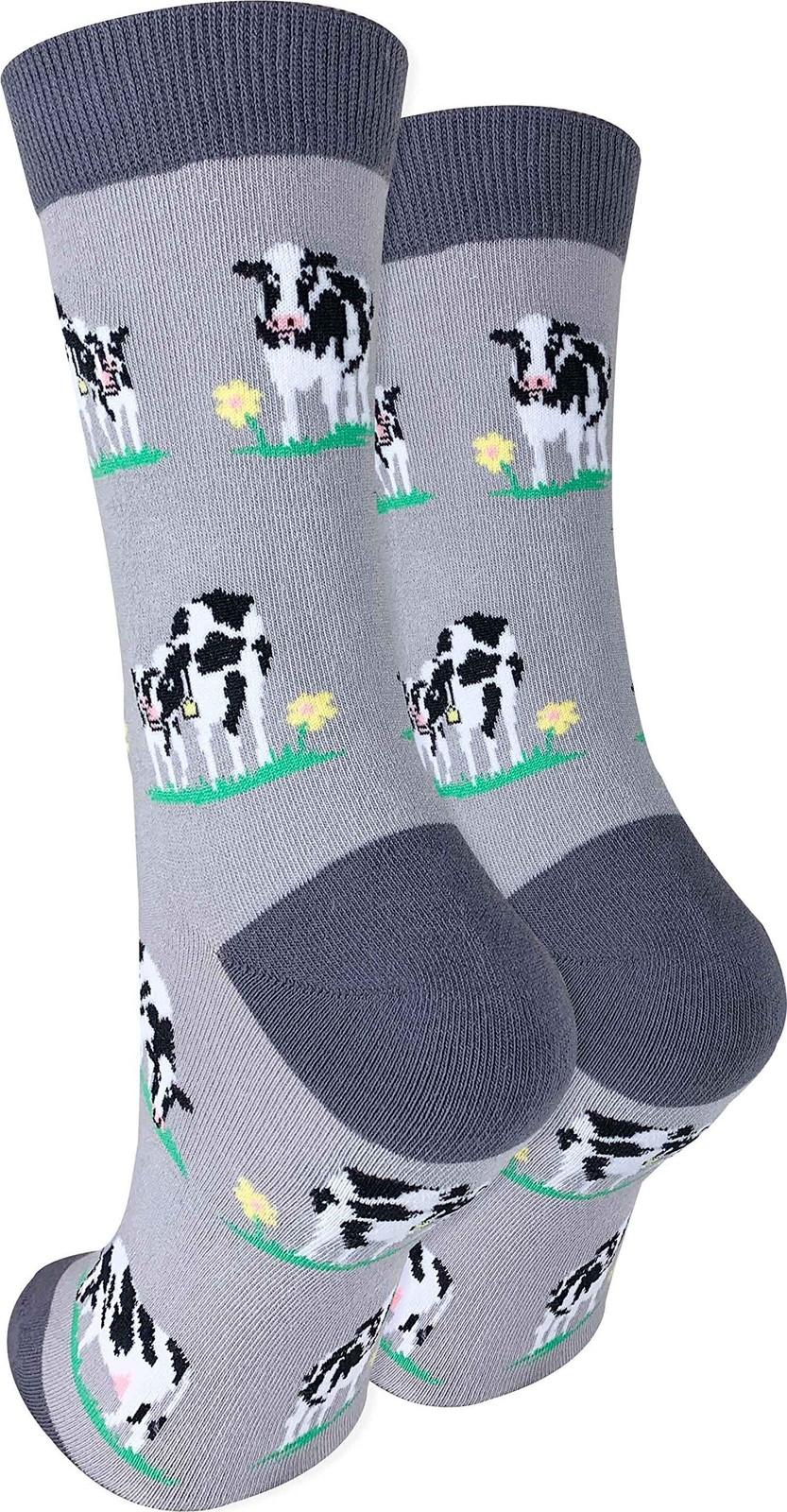 Women&rsquo;s Premium Comfort Animal Socks Cow Print Cute Fun Novelty Crew Sock