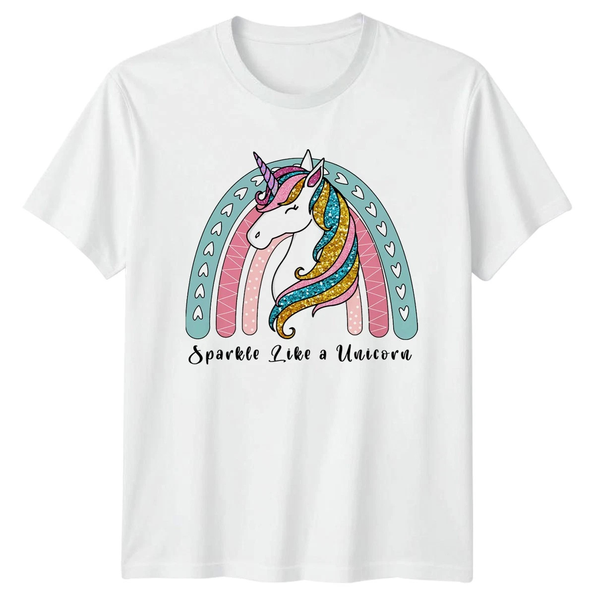 Sparkle Like A Unicorn White T-shirt