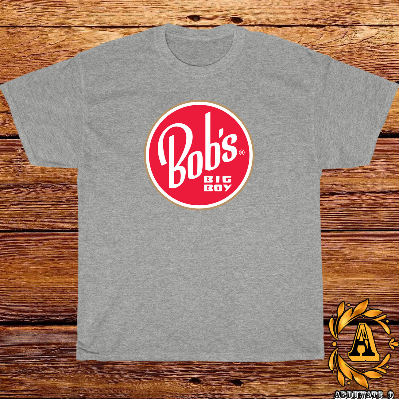 New Bob&rsquo;s Big Boy Company Logo Black/Sport Grey/White/Navy/Red T-Shirt S-5XL