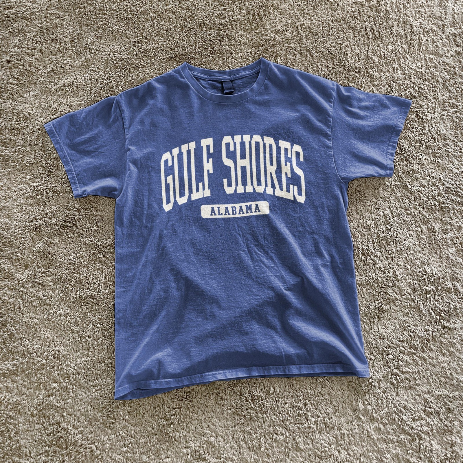 Gulf Shores Alabama Souvenir Beach, Aesthetic, Minimalist T-Shirt