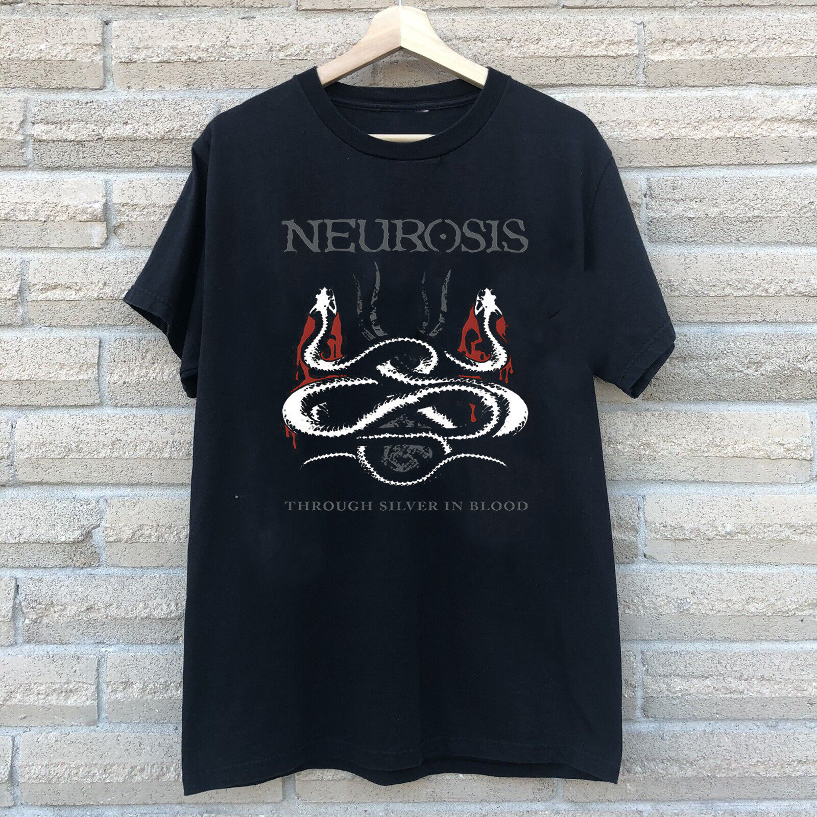 Neurosis Band Through Silver in Blood Collection S to 5XL T-shirt GC1576