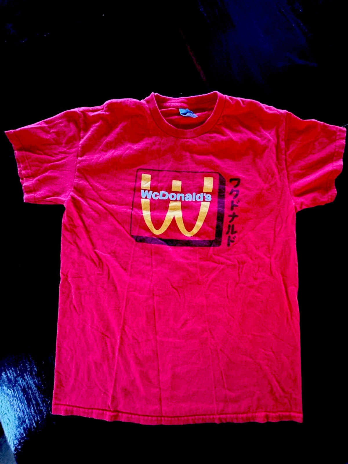 Red – WcDonald’s – official McDonald&rsquo;s employee promo t-shirt. Medium.