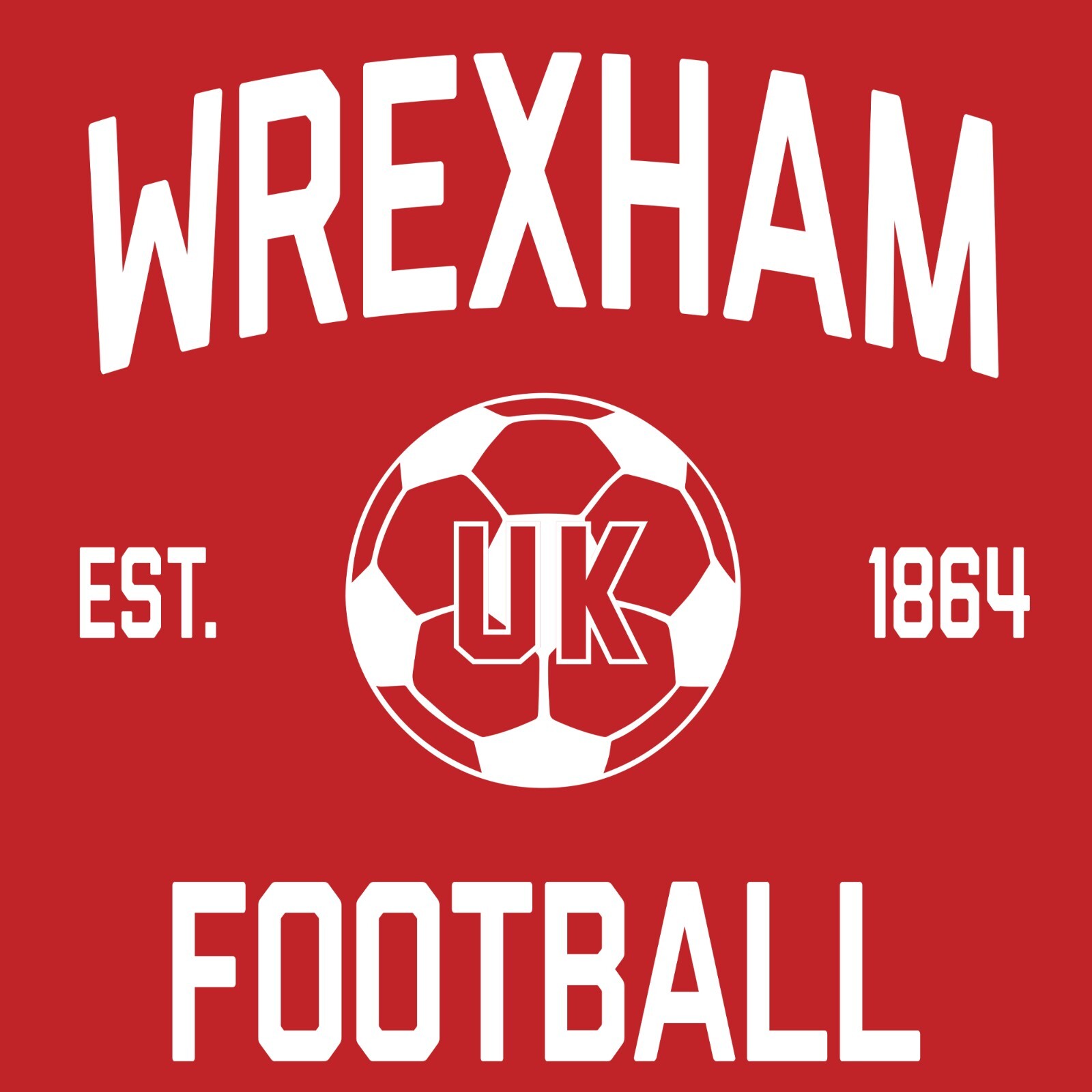 Wrexham UK Away World Classic Football Arch