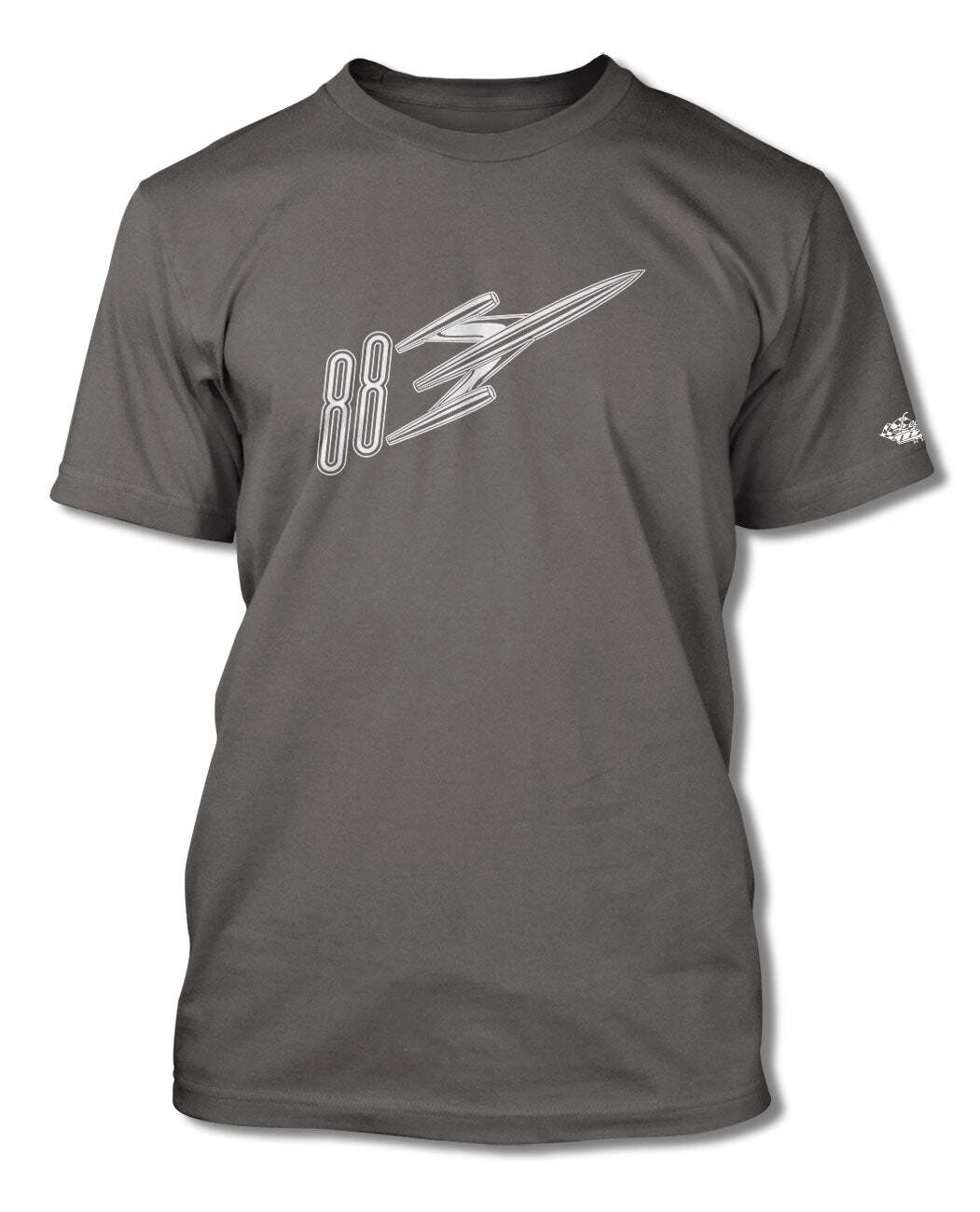 Oldsmobile Super 88 Rocket Emblem 1954 – 1956 – T-Shirt – Men – 14 Colors – Amer