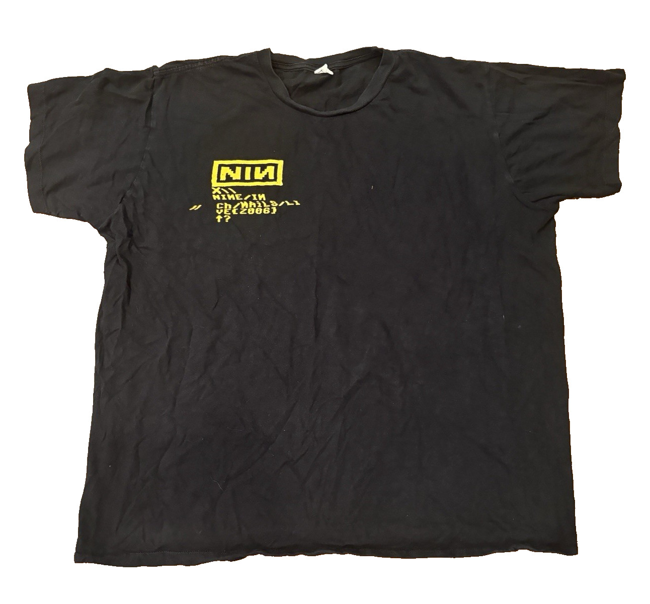 2006 NINE INCH NAILS Concert Tour LIVE with TEETH T-SHIRT NIN Size XL