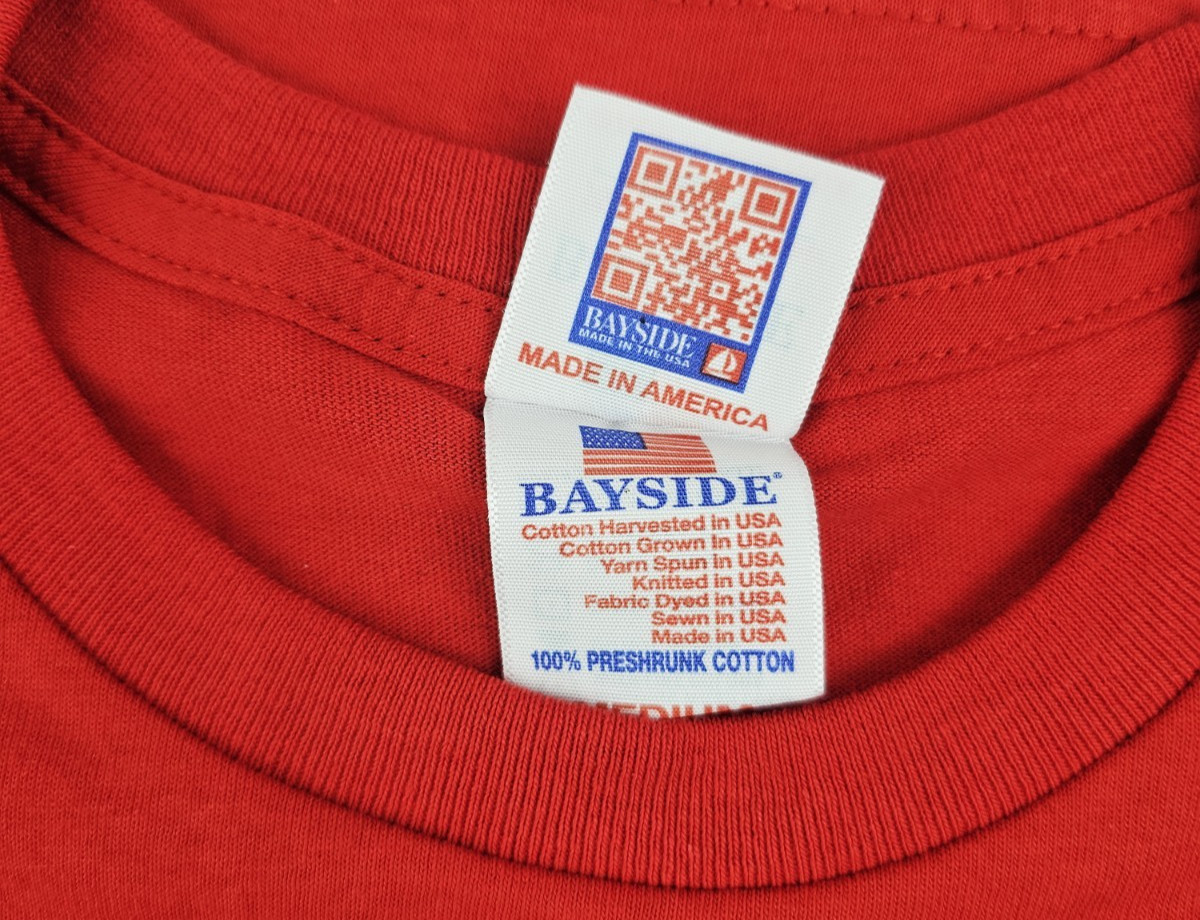 Milwaukee Red Bayside Preshrunk Cotton T-Shirt – Sizes M, L, XL, 2XL