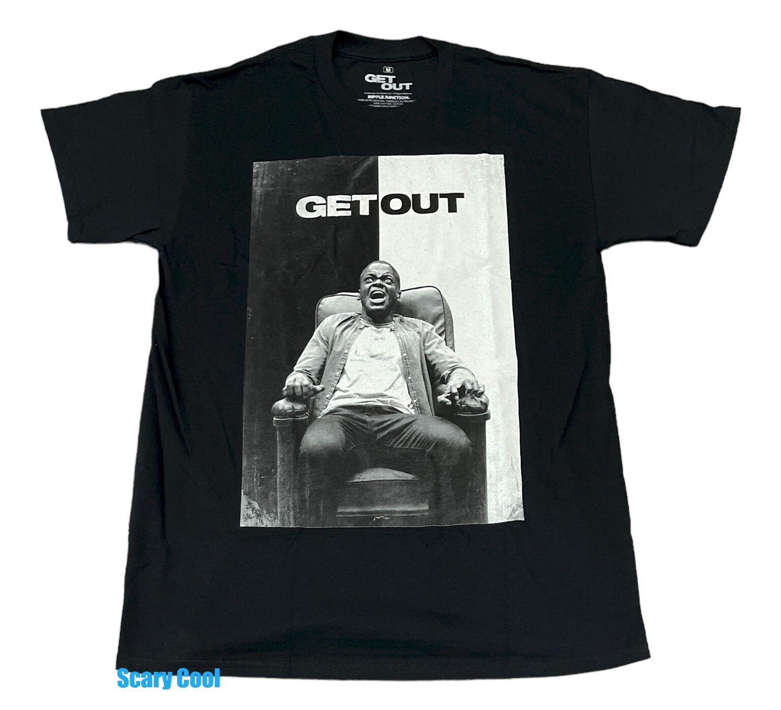 New Get Out 2017 Jordan Peele Horror Movie Poster Mens T-Shirt