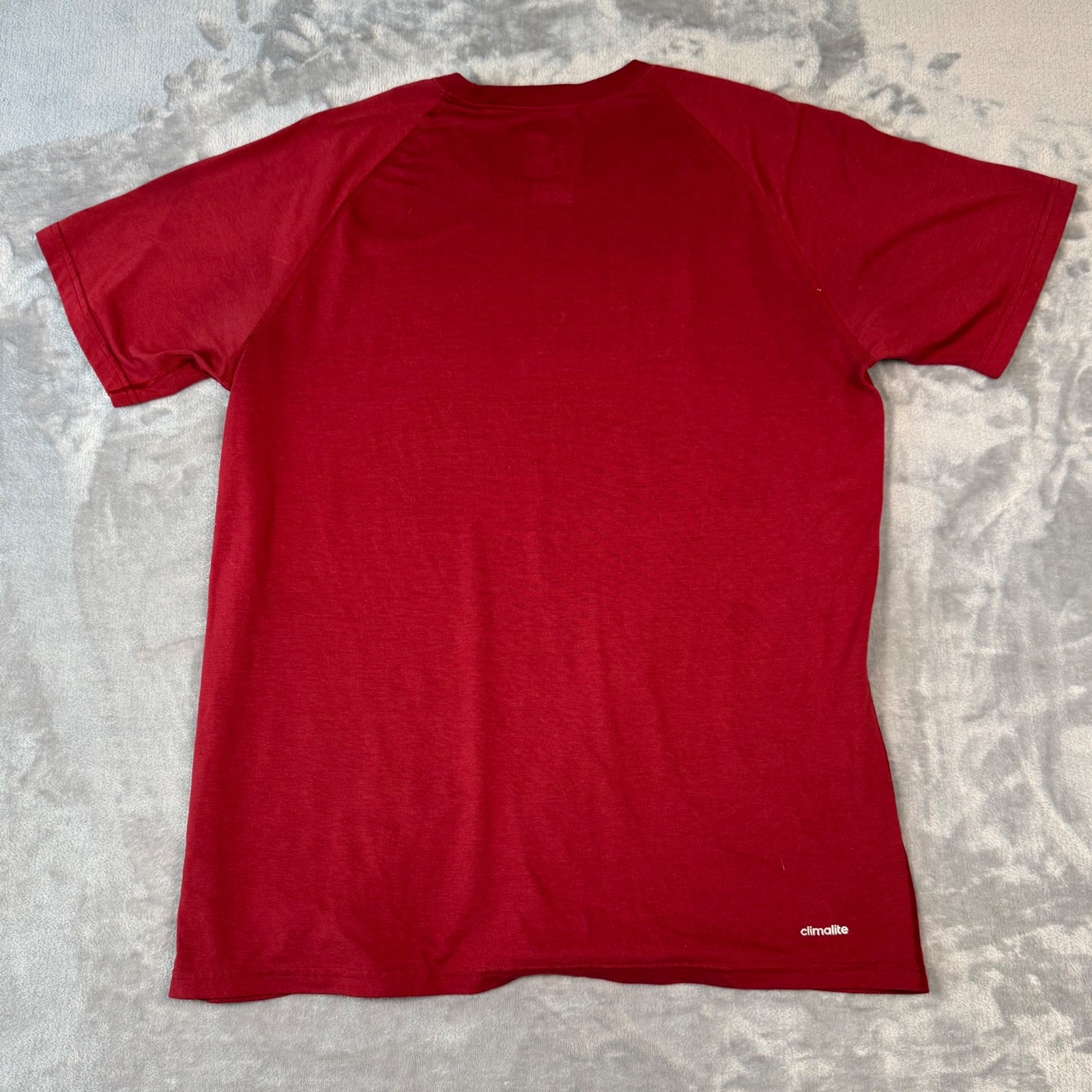 Adidas Ultimate Tee XL Red Bleed Black & Red RM Athletic Graphic T-Shirt
